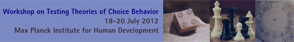 Workshop on Testing Theories of Choice Behavior